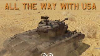 M26 Pershing, T26E1-1 Super Pershing with CAS by P-51H-5-NA Super Mustang (War Thunder) USA 6.7 BR