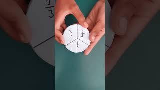 Maths working model Finding Fractions | Fraction Folding #maths activity | TLM #project