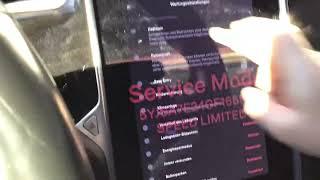 Tesla Model S Service Mode aktivieren mit V11