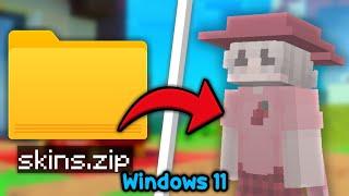 How To Import SkinPacks To Minecraft On PC! (easy)