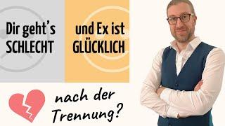 Ex ist glücklich nach Trennung – und du leidest wie ein Hund? Das ist der Grund! [überraschend!]