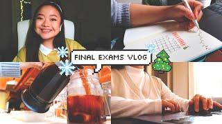 fall 2020: college finals week VLOG || harvard premed⭐️