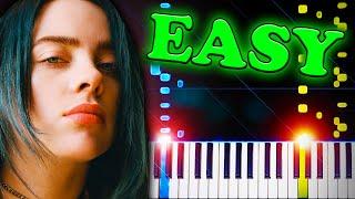 Billie Eilish - Bad Guy - EASY Piano Tutorial