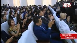 President receives diploma of Honorary Doctor of Tajik National University