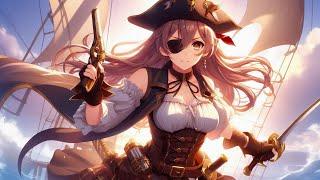 Dig - pirate music by Badger Sounds - anime AI video #music #pirates #pirate #anime