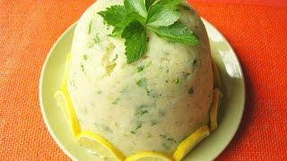 Оригинальный закусочный торт из картофельного пюре