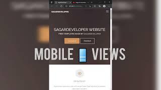 Website - Preview video make by Sagar As Developer