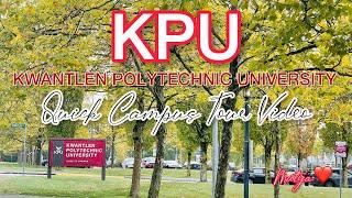 Apply and Study in Canada - Kwantlen Polytechnic University - Quick Campus Tour Video