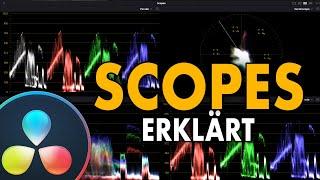 Arbeiten mit SCOPES | Richtig INTERPRETIEREN und VERSTEHEN | DaVinci Resolve 17 Tutorial (DEUTSCH)