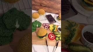 crochet burger