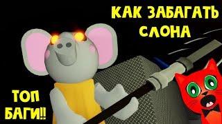 КАК ЗАБАГАТЬ СЛОНА или СЕКРЕТЫ И БАГИ в игре Свинка Пигги роблокс | Piggy roblox | Город #9