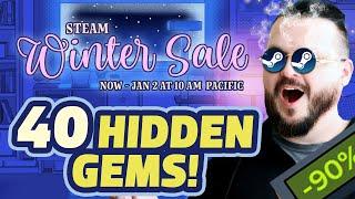 Steam WINTER SALE 2024! 40 HIDDEN GEMS! Underrated Steam Games!