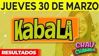 Resultado de kabala y Chau Chamba del Jueves 30 de Marzo del 2023