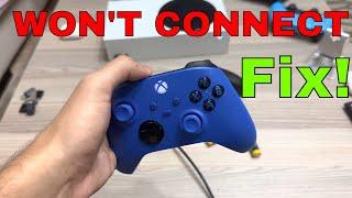 XBOX SERIES X/S CONTROLLER WON'T CONNECT FIX!