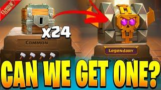 Can We Get a Legendary Chest from our Final 24 Chests? (Clash of Clans)