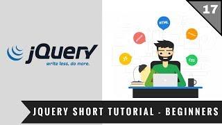 17 - Learn jQuery in 15 Minutes | Hindi | Full Stack Web Development 2018