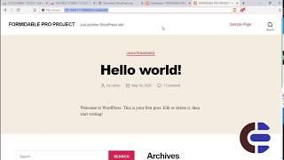 WordPress Installation on XAMP Server for Formidable Pro Tutorial