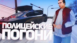 ПОЛИЦЕЙСКИЕ ПОГОНИ на TRINITY RP в GTA SAMP ‍