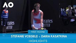Stefanie Voegele v Daria Kasatkina Highlights (1R) | Australian Open 2022
