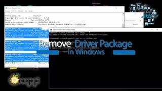 Remove Driver Package in Windows