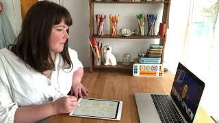 Virtual scribing, and how it works with live illustrator Katie Chappell