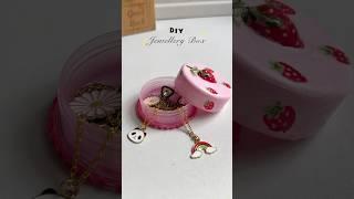 DIY jewellery box #shorts #ytshorts #diy #jwellerybox #recycledart #wastematerialcraft #trending