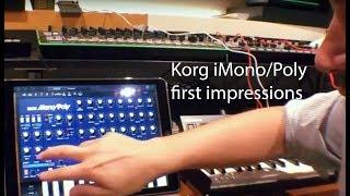 Korg iMono/poly, first impression by Nu-trix the synth guy