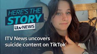 ITV News uncovers suicide content on TikTok as grieving families prepare lawsuit | ITV News