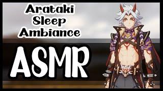 Sleeping Next to Arataki Itto Breathing Ambience - Genshin Impact Character Comfort Audio