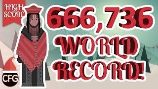 Alto's Adventure | 660,736 HIGHEST HIGH SCORE! - THE WORLD RECORD! | UNLIMITED WINGSUIT CHEAT/TRICK!