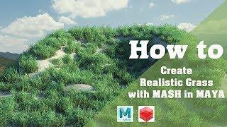 How To Create Realistic Grass With MASH in Maya