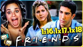 FRIENDS (1994) Season 1 Episodes 1x16 1x17, and 1x18 Reaction! | First Time Watch!