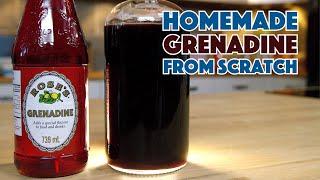 How To Make REAL GRENADINE Syrup For Cocktails