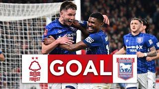 GOAL | George Hirst | Nottingham Forest 0-1 Ipswich | Fifth Round | Emirates FA Cup 2024-25