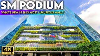 See The Futuristic Atrium Of SM's Most Luxurious Mall [4K] | The Podium Philippines Walking Tour