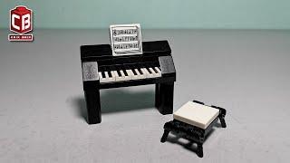 How to Build LEGO Mini Piano Tutorial