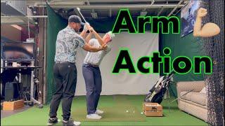 Powerful Arm Action in the Golf Swing 