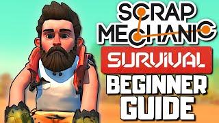 Scrap Mechanic Survival Starting Guide - Building Your Base, Finding the Secret Trader, and More!