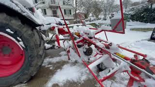 Kreiselheuer im Schnee