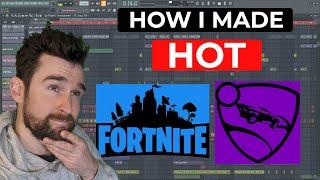 FWLR - Hot (How I made a song for FORTNITE & ROCKET LEAGUE with FL Studio!)