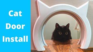 I Bought Amazon's Cutest Cat Door! | KittyPass Cat Door Review and Installation