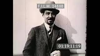 Rudolph Valentino Dies (1926, Newsreel, B&W)