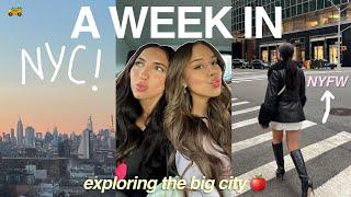 A WEEK IN NYC VLOG: exploring the city, nyfw events, tourist activities + more!