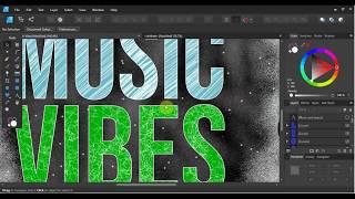 Creating textures inside of fonts in Affinity Designer