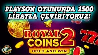 ️ ROYAL COINS 2: HOLD AND WIN   YÜKSEK BET  PLAYSON SLOT OYUNLARI #CASINO #SLOT #SLOTOYUNLARI