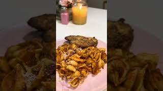 ASMR|Pasta and Chicken|CHAWANDALOVE