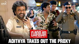 Darbar | Adithya Takes Out The Proxy | Rajinikanth | Nayanthara | Nivetha Thomas | AR Murugadoss
