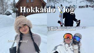 HOKKAIDO VLOG | first time skiing in Niseko + Sapporo food trip!