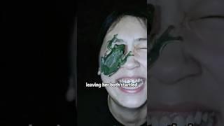"Frog ATTACK?! Tiny Roomie Gets a MANSION!"​​  #animals #cute #frog  #shorts #lovestory