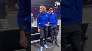 TsiTsidance #tennis #federer #lavercup #tsitsipas #berretini